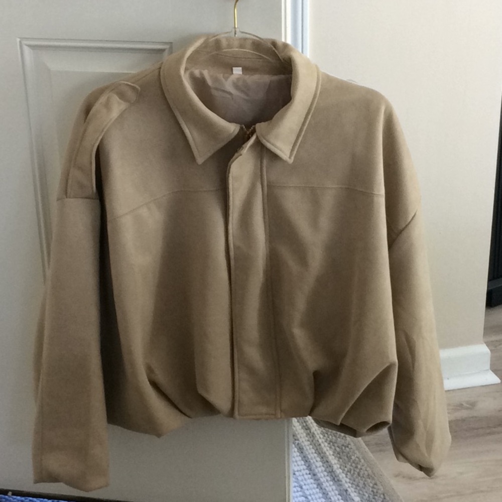 Women’s faux suede jacket